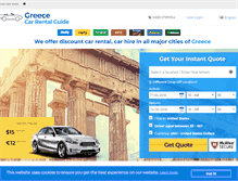 Tablet Screenshot of greececar.com